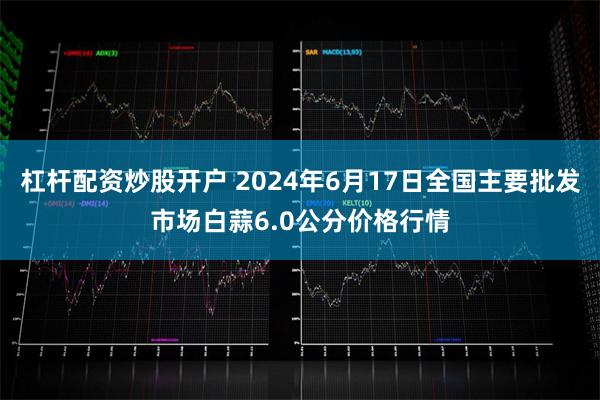 杠杆配资炒股开户 2024年6月17日全国主要批发市场白蒜6.0公分价格行情